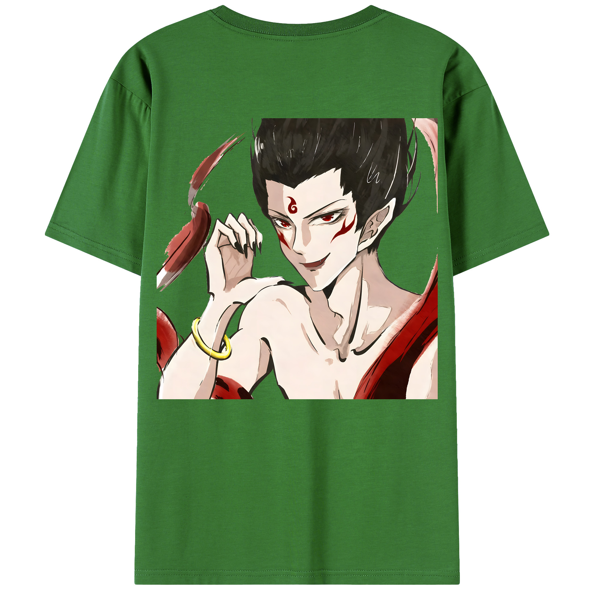 （画像用） Ne Zha 2 ナタ 魔童の大暴れ レディース半袖Tシャツ(バックプリント)